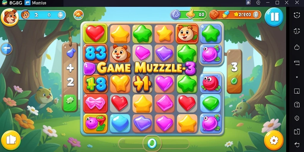 Gameplay seru dengan tantangan puzzle Match-3.