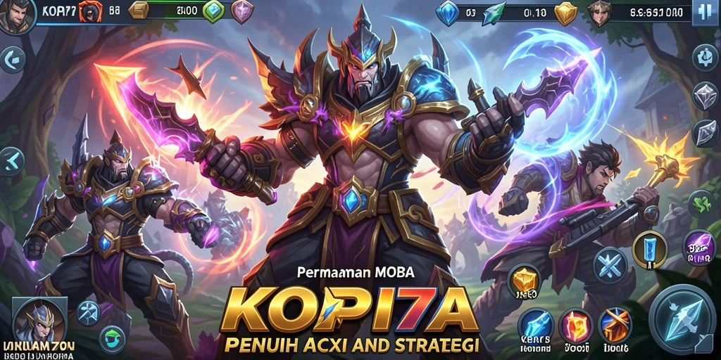 Tampilan gameplay seru dan strategi dalam KOPI77 yang menegangkan.