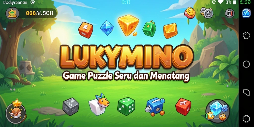 Gameplay menarik LUKYMINO dengan berbagai puzzle menantang.