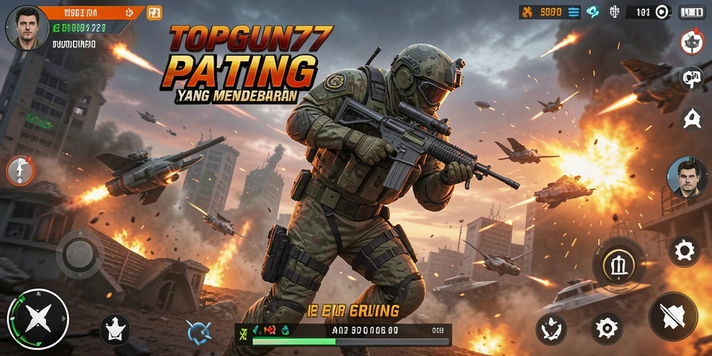 Gameplay seru dan mendebarkan dari TOPGUN77
